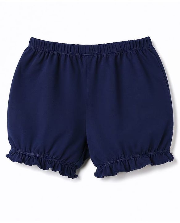 Pine Kids Cotton Lycra Knit Bloomers With Floral & Star Print  Pack of 3 - Multicolor