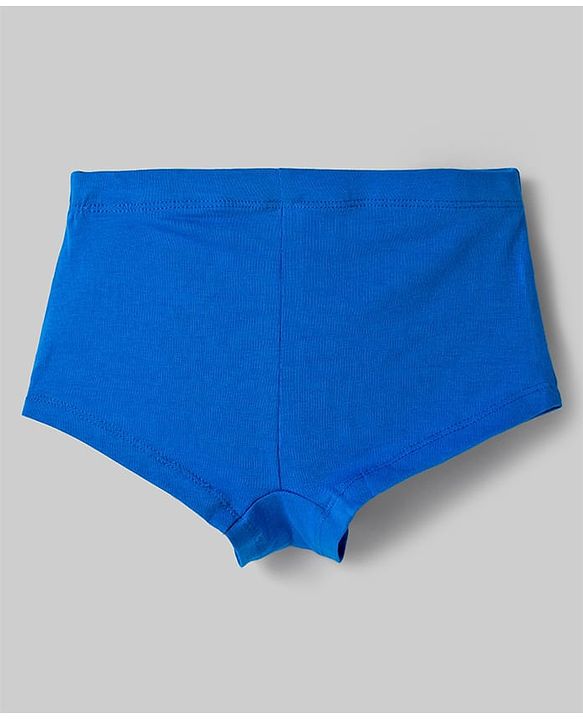 Pine Kids Cotton Lycra Knit Hipsters With Logo Print Pack Of 3 ( Colour May Vary )