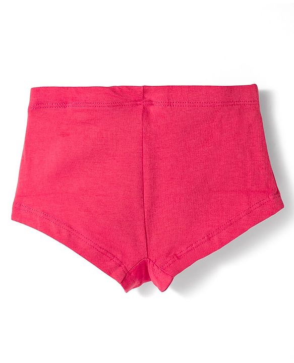 Pine Kids Cotton Lycra Knit Solid Hipster Pack Of 3 ( Colour May Vary )