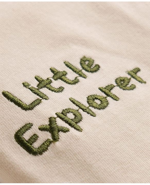 Babyhug Cotton Knit T-Shirt with Graphics Multi Color 6-9 Months