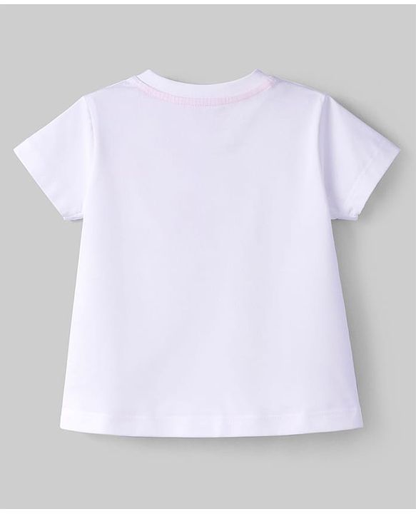 Babyhug Disney Single Jersey Knit T-Shirt & Shorts Night-Suit With Minnie Mouse Graphics - Multicolor