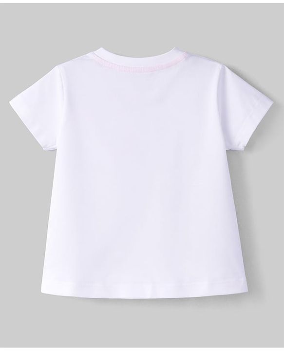 Babyhug Disney Single Jersey Knit T-Shirt & Shorts Night-Suit With Minnie Mouse Graphics - Multicolor