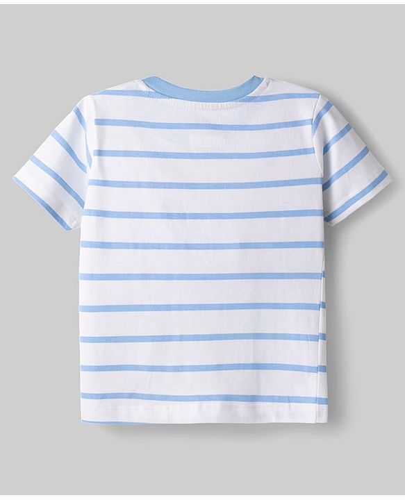 Babyhug Disney Cotton Knit T-Shirt Half Sleeve Graphic Print Multi Color 6-9 Months Pack of 2