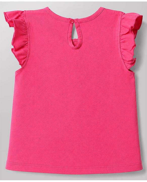 Babyhug 100% Cotton Knit Half Sleeves T-Shirts Hearts & Text Print Pack of 5 - Multicolour
