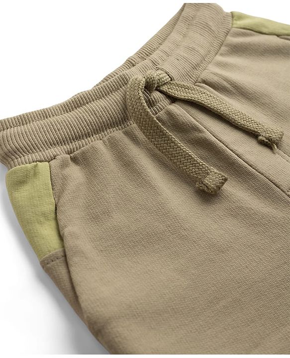Babyhug Terry Knit Mid Thigh Solid Shorts - Multicolor