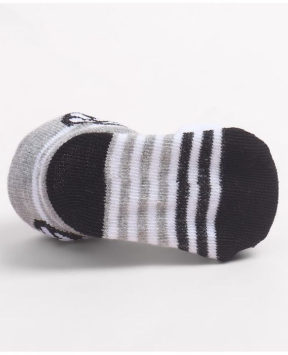 Cute Walk by Babyhug Socks Shoes With Football Applique - Multicolor