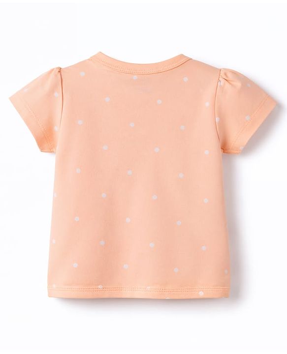 Babyhug 100% Cotton Interlock Knit Half Sleeves Jhablas With Polka Dots Print & Animal Applique Pockets Pack of 3 - Multicolor