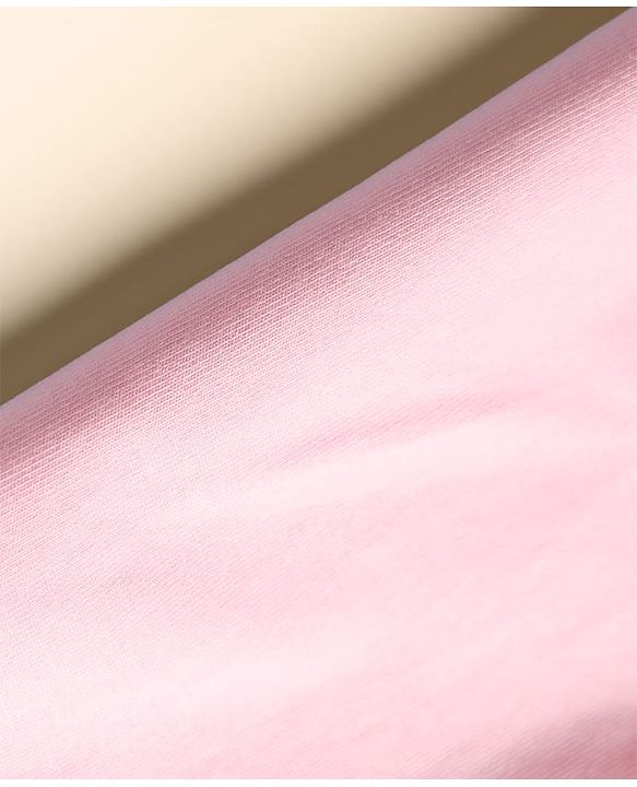 Babyhug Lycra Knit Full Length Solid Leggings - Pink