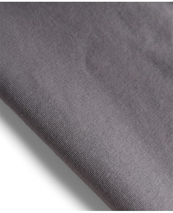 Babyhug Lycra Knit Full Length Solid Leggings - Grey