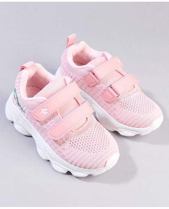 Cute Walk by Babyhug Velcro Closure Solid Color Sneaker - Pink