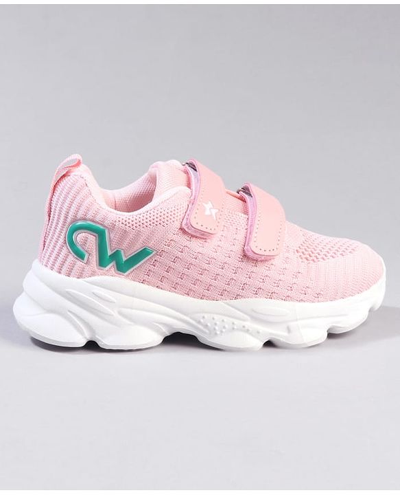 Cute Walk by Babyhug Velcro Closure Solid Color Sneaker - Pink