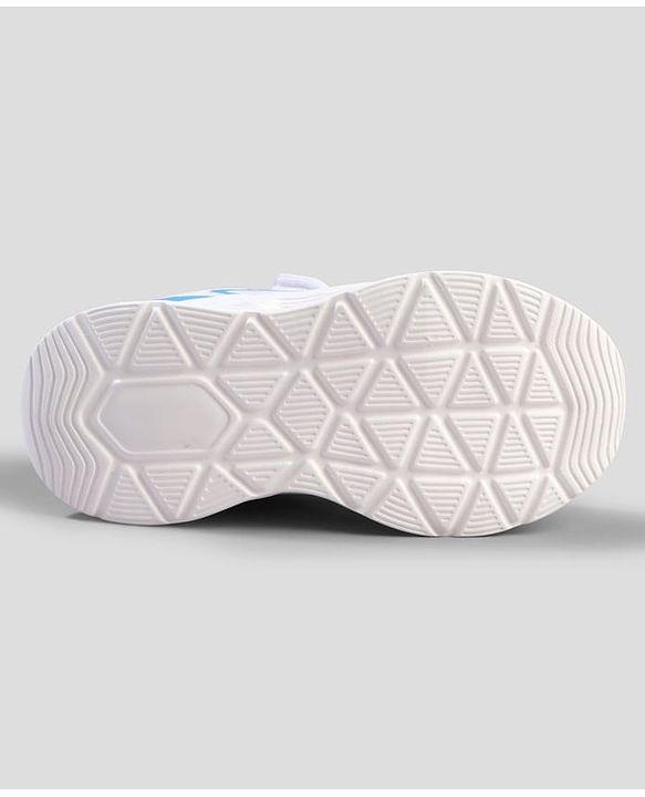 Cute Walk by Babyhug Velcro Closure Sneaker with Stripe - White