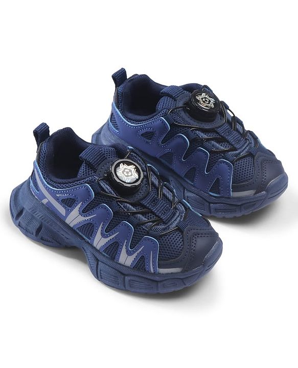 Cute Walk by Babyhug Slip On Solid Sneaker Shoes - Blue