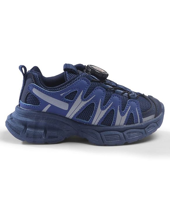 Cute Walk by Babyhug Slip On Solid Sneaker Shoes - Blue