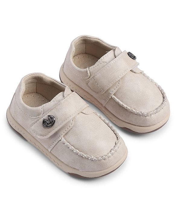 Cute Walk by Babyhug Velcro Closure Formal & Party Wear Shoes - Beige