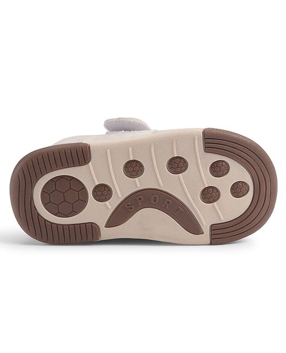 Cute Walk by Babyhug Velcro Closure Formal & Party Wear Shoes - Beige