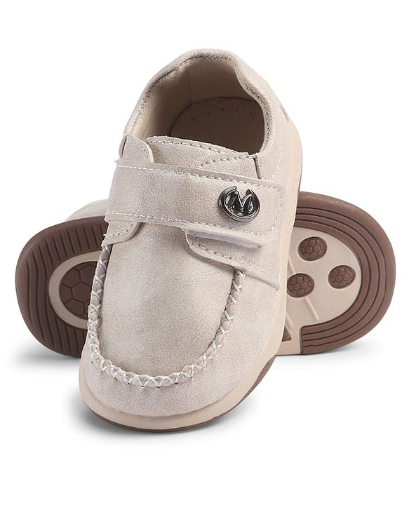 Cute Walk by Babyhug Velcro Closure Formal & Party Wear Shoes - Beige