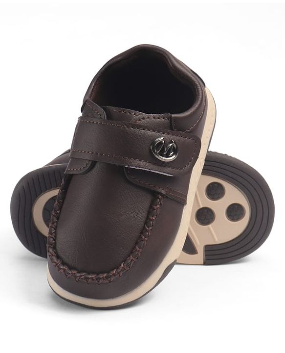 Cute Walk by Babyhug Velcro Closure Formal & Party Wear Shoes - Beige