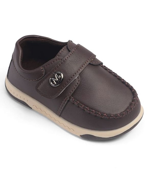 Cute Walk by Babyhug Velcro Closure Formal & Party Wear Shoes - Beige