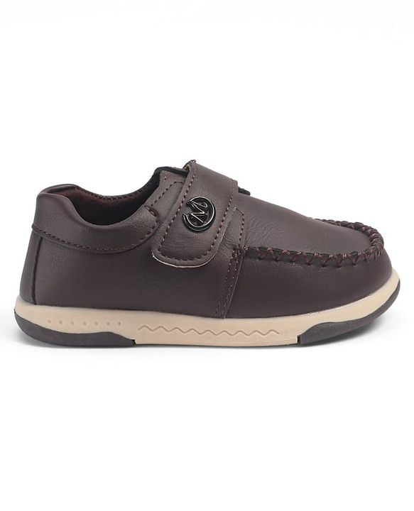Cute Walk by Babyhug Velcro Closure Formal & Party Wear Shoes - Beige