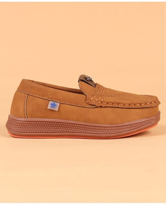 Cute Walk by Babyhug Slip On Solid Loafers - Navy Blue