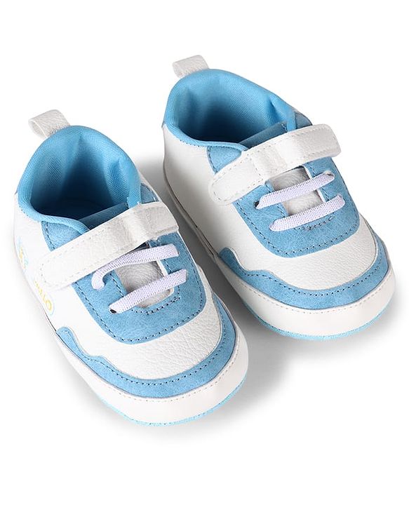 Cute Walk by Babyhug Velcro Closure Dino Printed Booties - Black