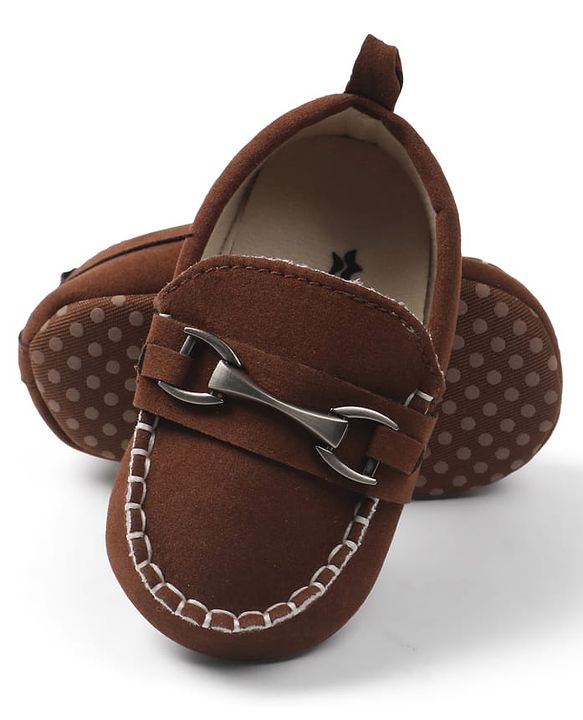 Cute Walk by Babyhug Slip On Solid Booties - Navy Blue