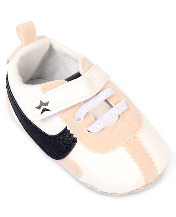 Cute Walk by Babyhug Velcro Closure Solid Booties - Blue