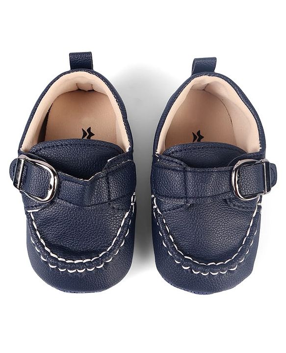 Cute Walk by Babyhug Velcro Closure Solid Booties - Brown