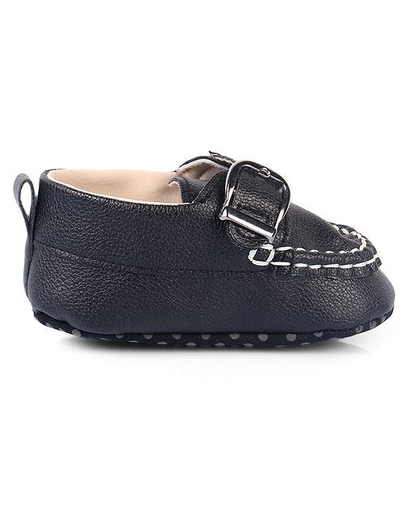 Cute Walk by Babyhug Velcro Closure Solid Booties - Brown