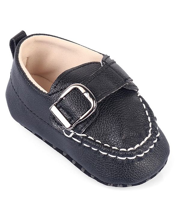 Cute Walk by Babyhug Velcro Closure Solid Booties - Brown
