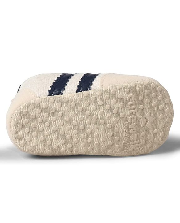 Cute Walk by Babyhug Lace Up Booties with Stripes - Red