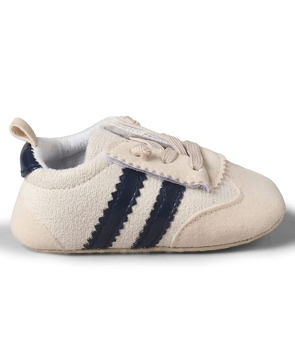 Cute Walk by Babyhug Lace Up Booties with Stripes - Red