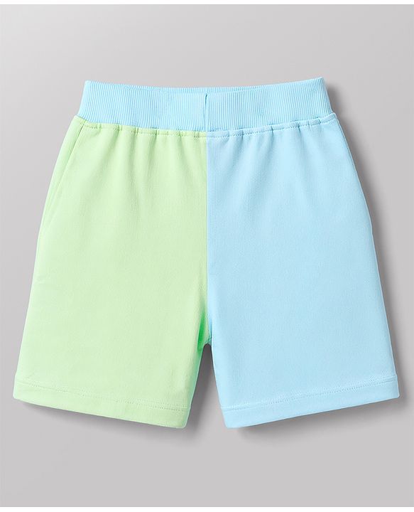 Babyhug Single Jersey Knit Half Sleeves Cut N Sew T-Shirt & Shorts Set - Multicolor