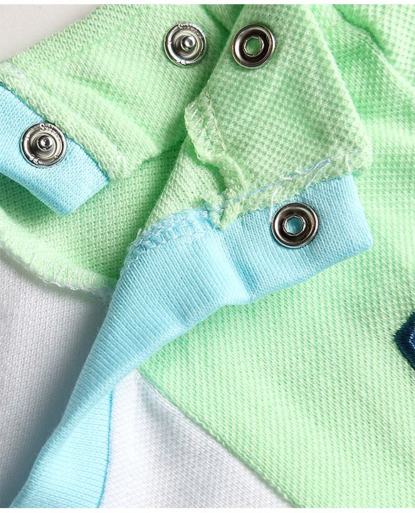 Babyhug Single Jersey Knit Half Sleeves Cut N Sew T-Shirt & Shorts Set - Multicolor