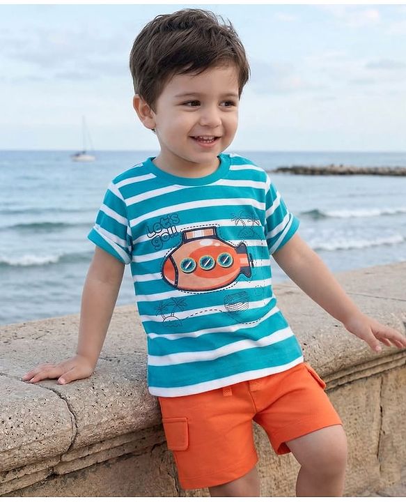 Babyhug Boy Half sleeves Sets & Suits Tshirt and Bottomwear