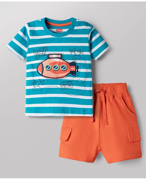 Babyhug Boy Half sleeves Sets & Suits Tshirt and Bottomwear