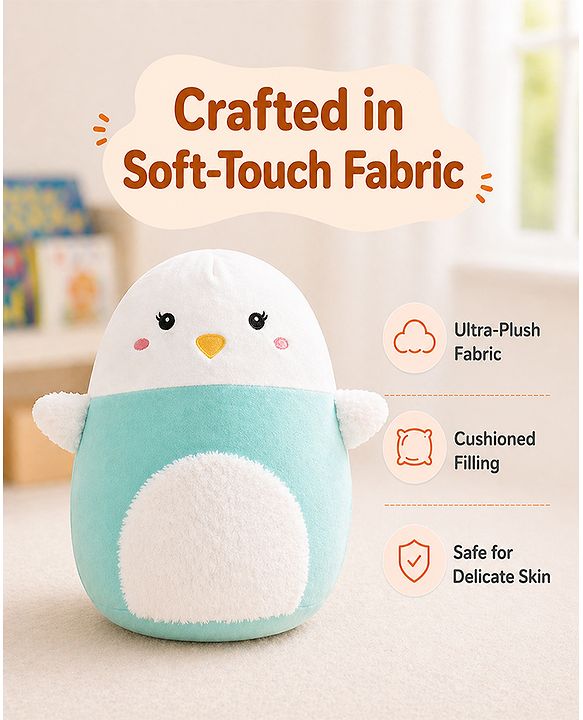 Babyhug Height 40cm Squishy Mouse Plush Pillow Ultra-Soft Cuddly Cushion Toy for Kids | Huggable Plush Pillow for Sleep & Play | Lightweight & Cozy | Nursery Decor & Gifting | Super Soft | BIS