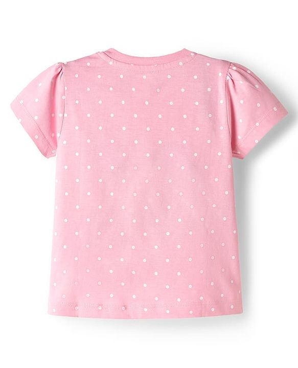 Babyhug 100% Cotton Knit T-Shirts Half Sleeves with Graphics Pack of 3 Multi Color 6-9 Months