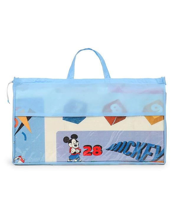 Babyhug Disney Reversible Learning & Play Floor Mat - Mickey & Stitch Theme| 180x150 cm| Dense 8mm Thickness|Waterproof Foam|Crawling & Baby Massage Mat| Foldable & Portable| BIS Certified| 04 Years