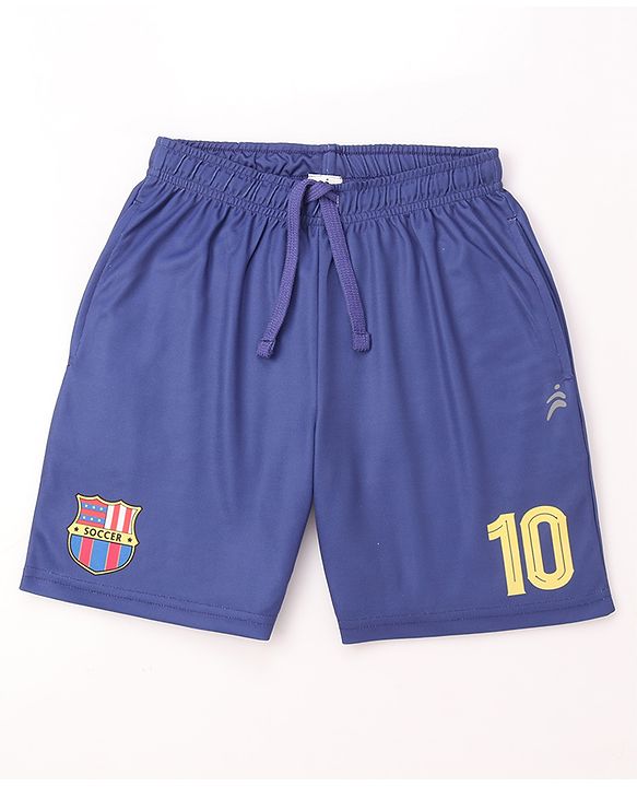 Pine Active Knit Half Sleeves T-Shirt & Shorts Football Set - Light Blue
