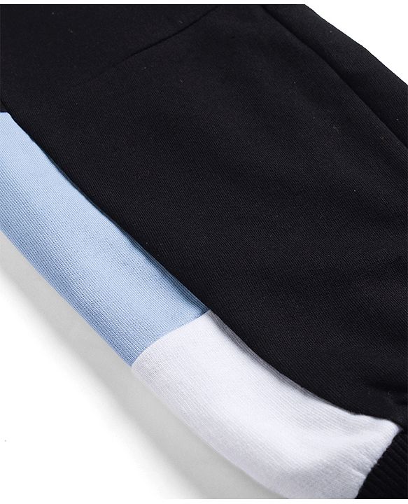 Pine Kids Disney 100% Cotton Knit Full Length Cut N Sew Track Pant Stitch Graphic- Black