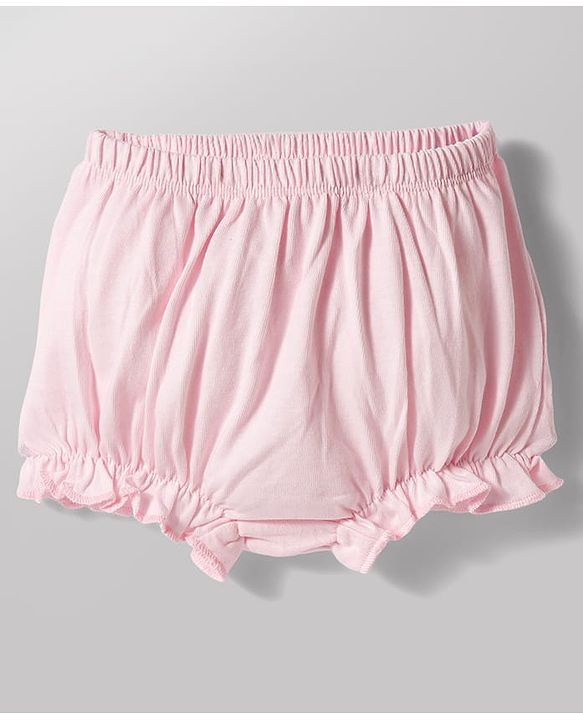 Babyhug 100% Cotton Knit Bloomers With Floral Print Pack of 3 - Multicolor