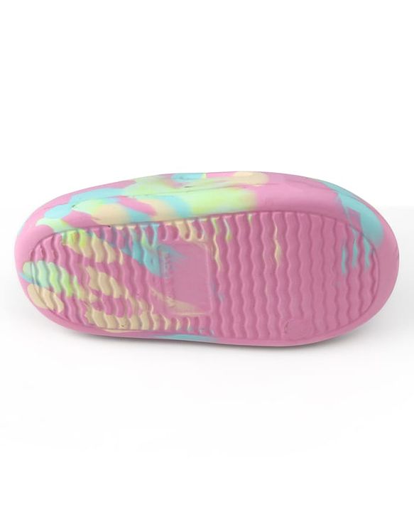 Pine Kids Flip Flops with Marble Print - Pink