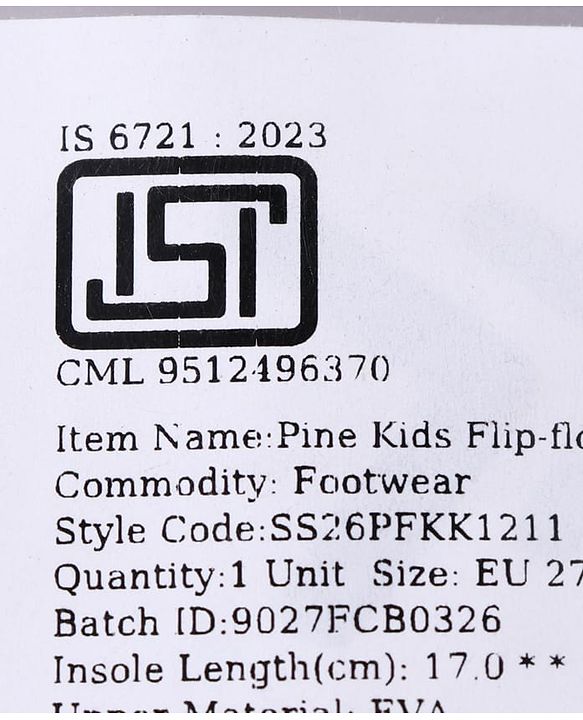Pine Kids Flip Flops with Marble Print - Pink