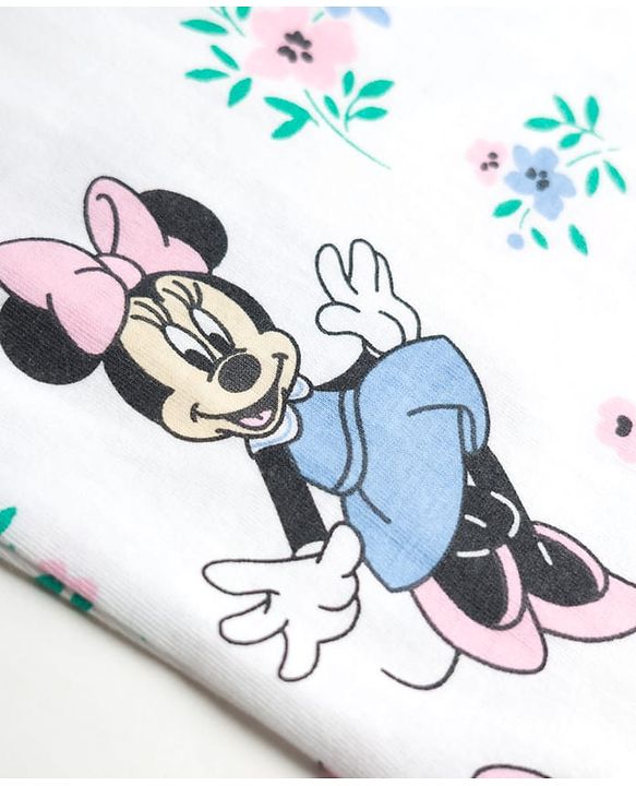 Babyhug Disney Single Jersey Knit Sleeveless Slips With Minnie Mouse Graphic Pack of 2 - Multicolor