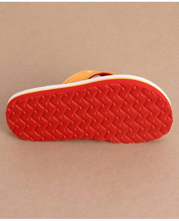 Cute Walk by Babyhug Slip On Vehicles Printed Flip Flop - Blue & Orange