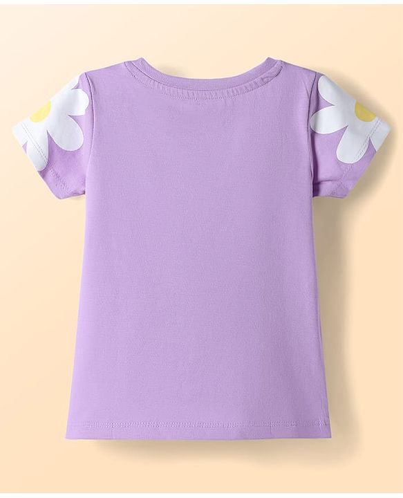 Babyhug Disney Single Jersey Knit Half Sleeves T-Shirts with Minnie & Friends Graphics Pack of 3 - Multicolor