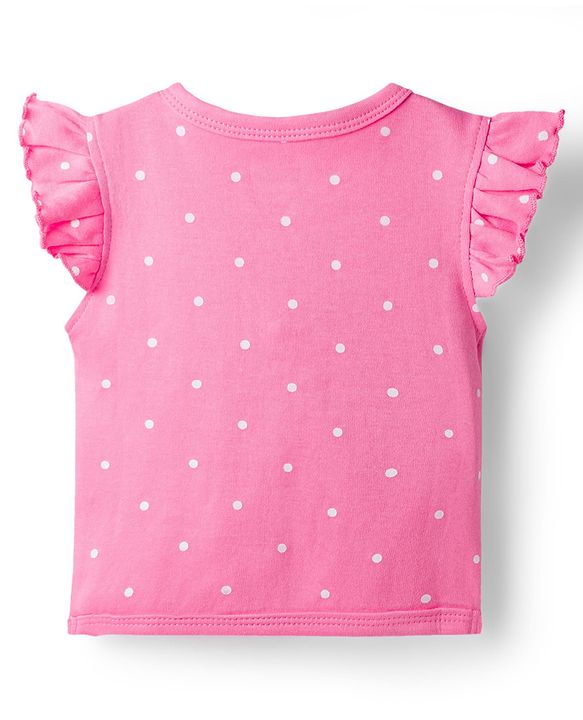 Babyhug 100% Cotton Knit Antibacterial Sleeveless Jhablas With Cat Bow & Polka Dot Print Pack of 3 - Multicolor