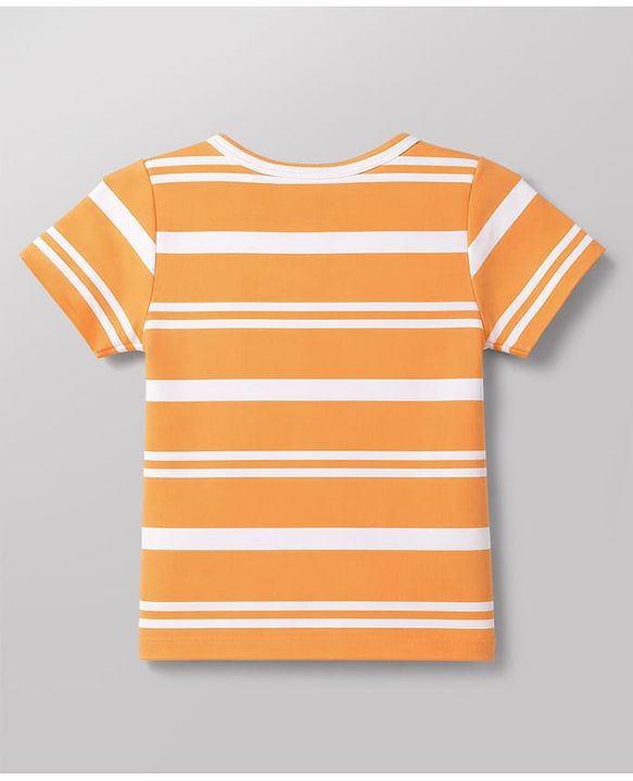 Babyhug 100% Cotton Knit Antibacterial Half Sleeves Jhablas with Zebra & Tiger Print Pack of 3 - Multicolor